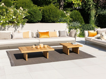 BOLERO - Rectangular teak coffee table by Fischer Möbel - view 3